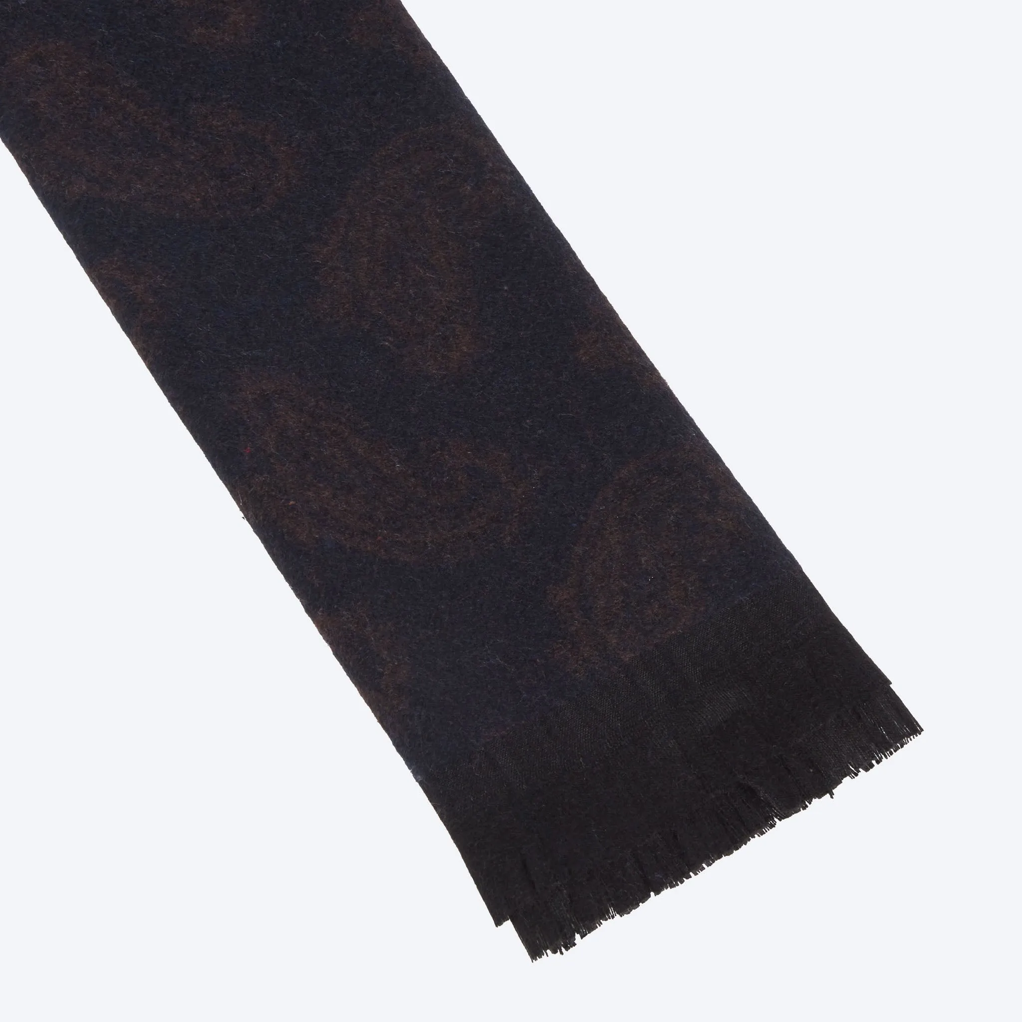 Dark Brown Navy Scarf