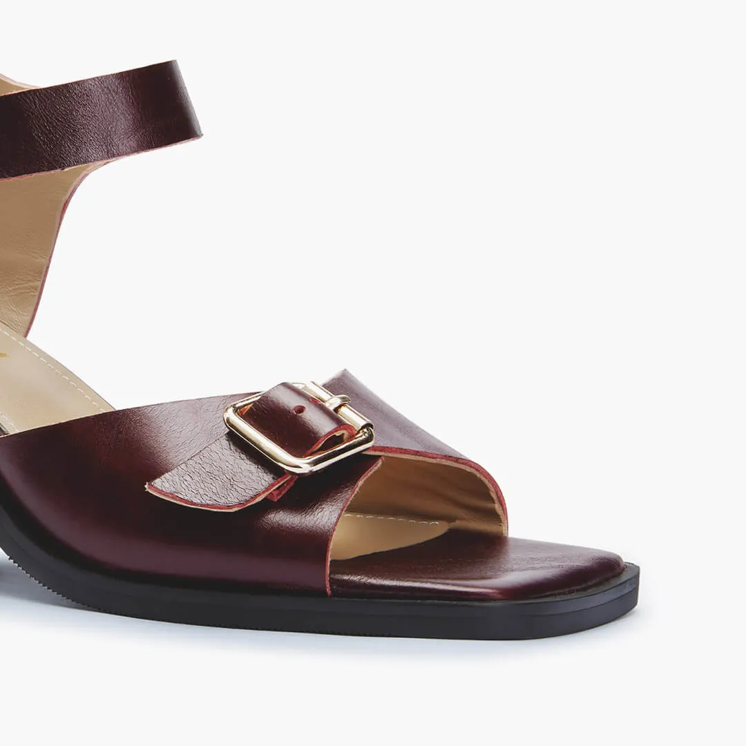 *DAST - brown two belt sandals