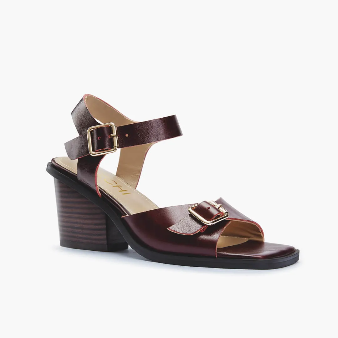 *DAST - brown two belt sandals