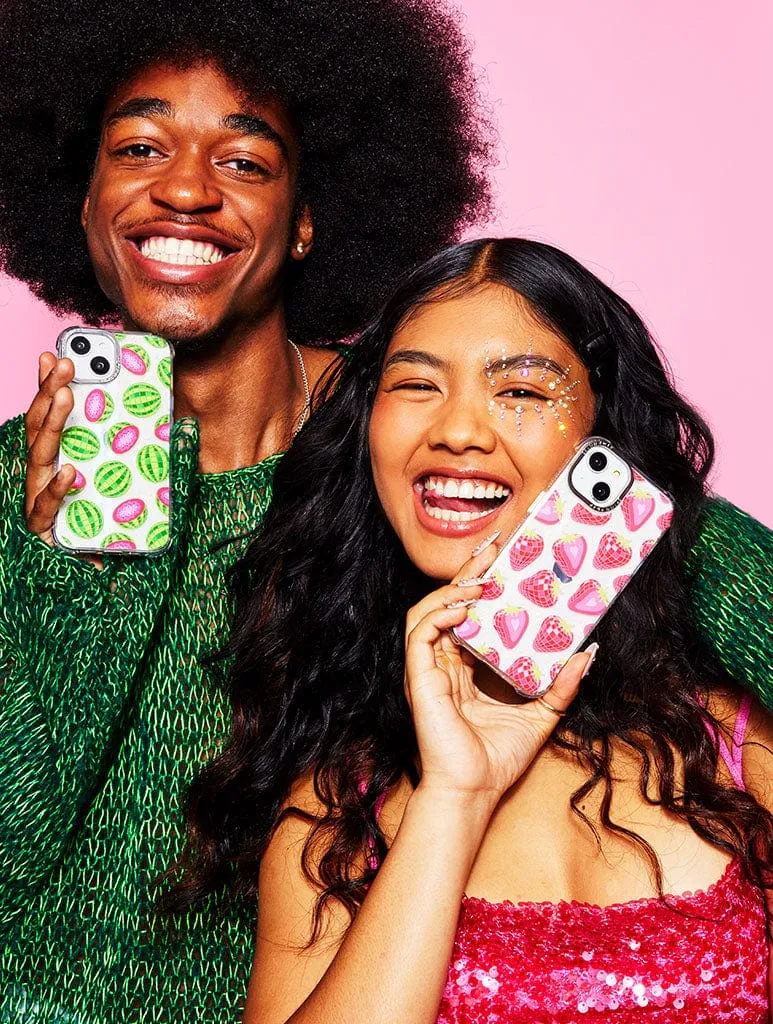 Disco Strawberries Shock iPhone Case