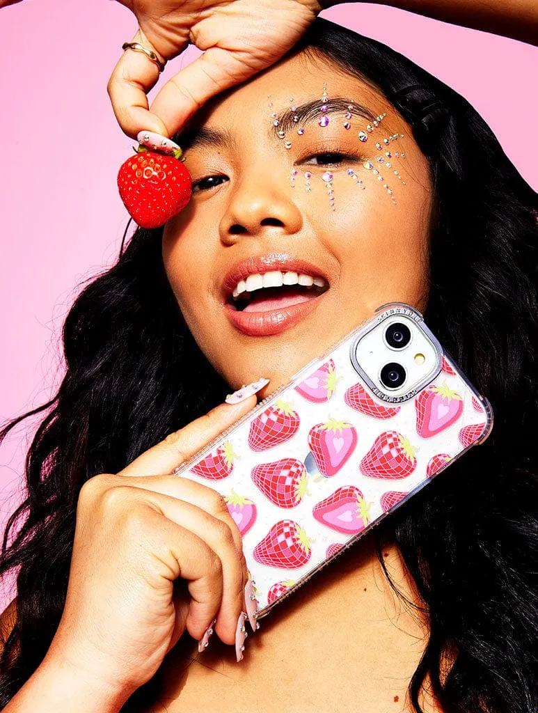 Disco Strawberries Shock iPhone Case