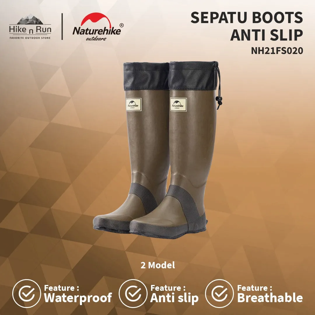 DISCONTINUE!!! Sepatu Boot Naturehike NH21FS020 Anti Slip High Top Rain Boots