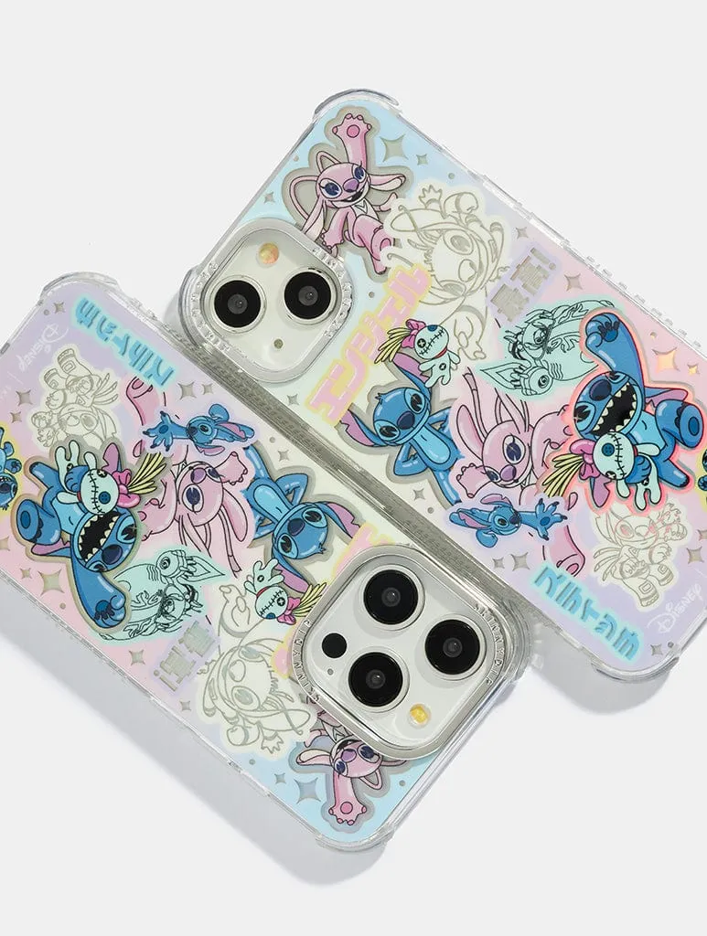 Disney Kawaii Stitch Shock iPhone Case