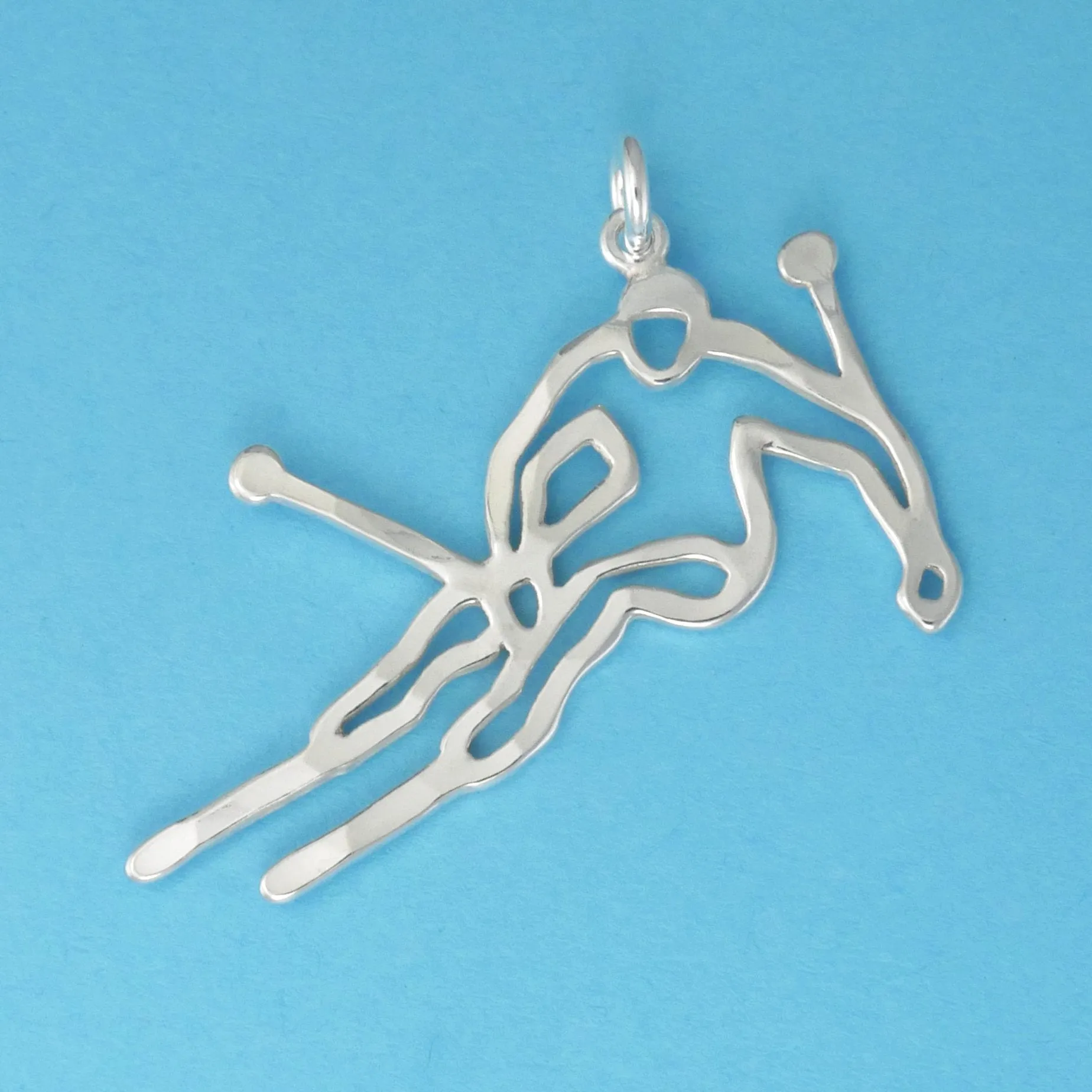 Downhill Skier Pendant