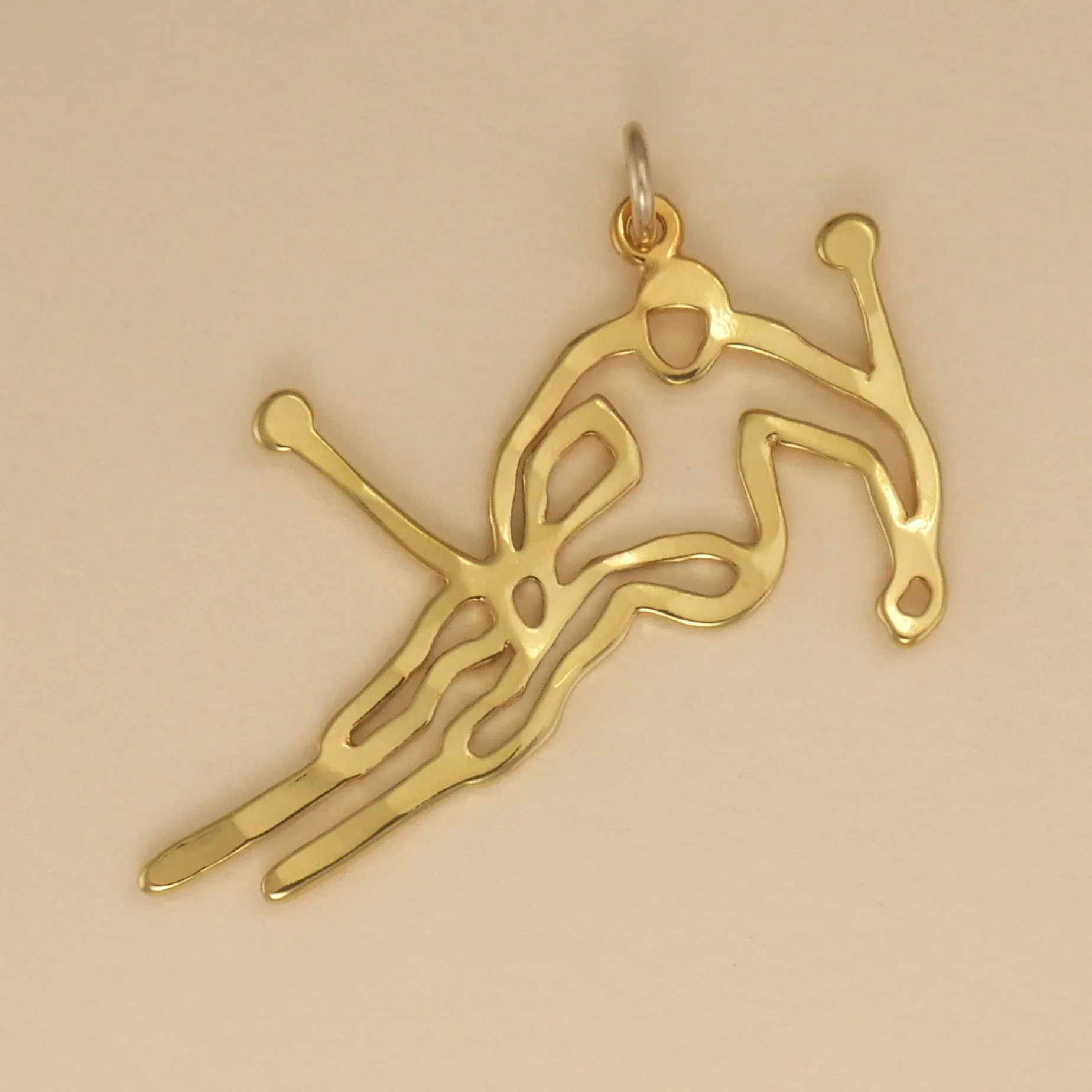 Downhill Skier Pendant