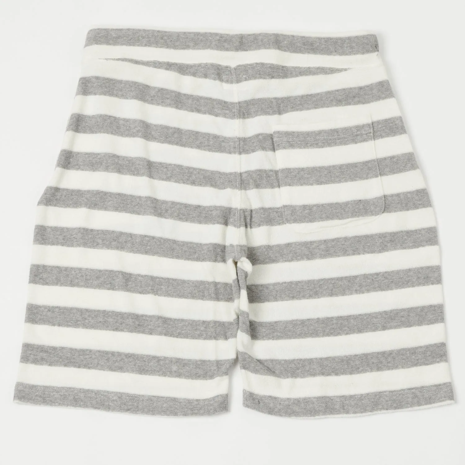 Dubbleworks Pile Border Shorts - Grey Stripe