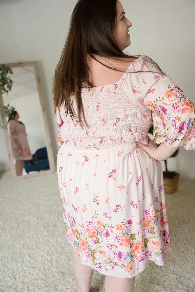 Elegant and Sweet Floral Dress [Online Exclusive]