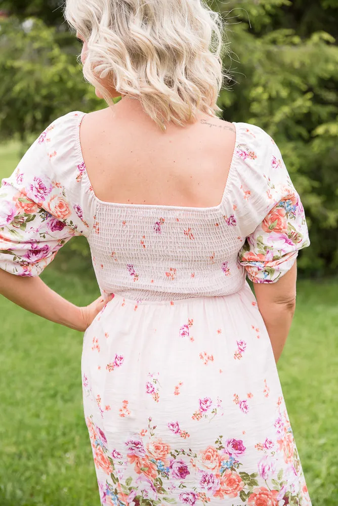 Elegant and Sweet Floral Dress [Online Exclusive]