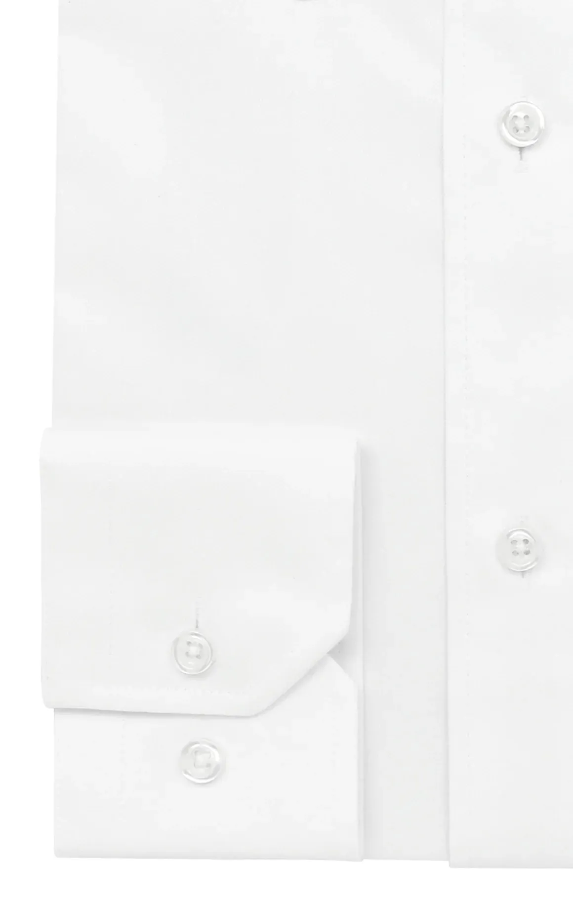 Emiliano Cotton Twill White Shirt