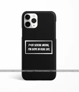 F*ck Social Media Phone Case