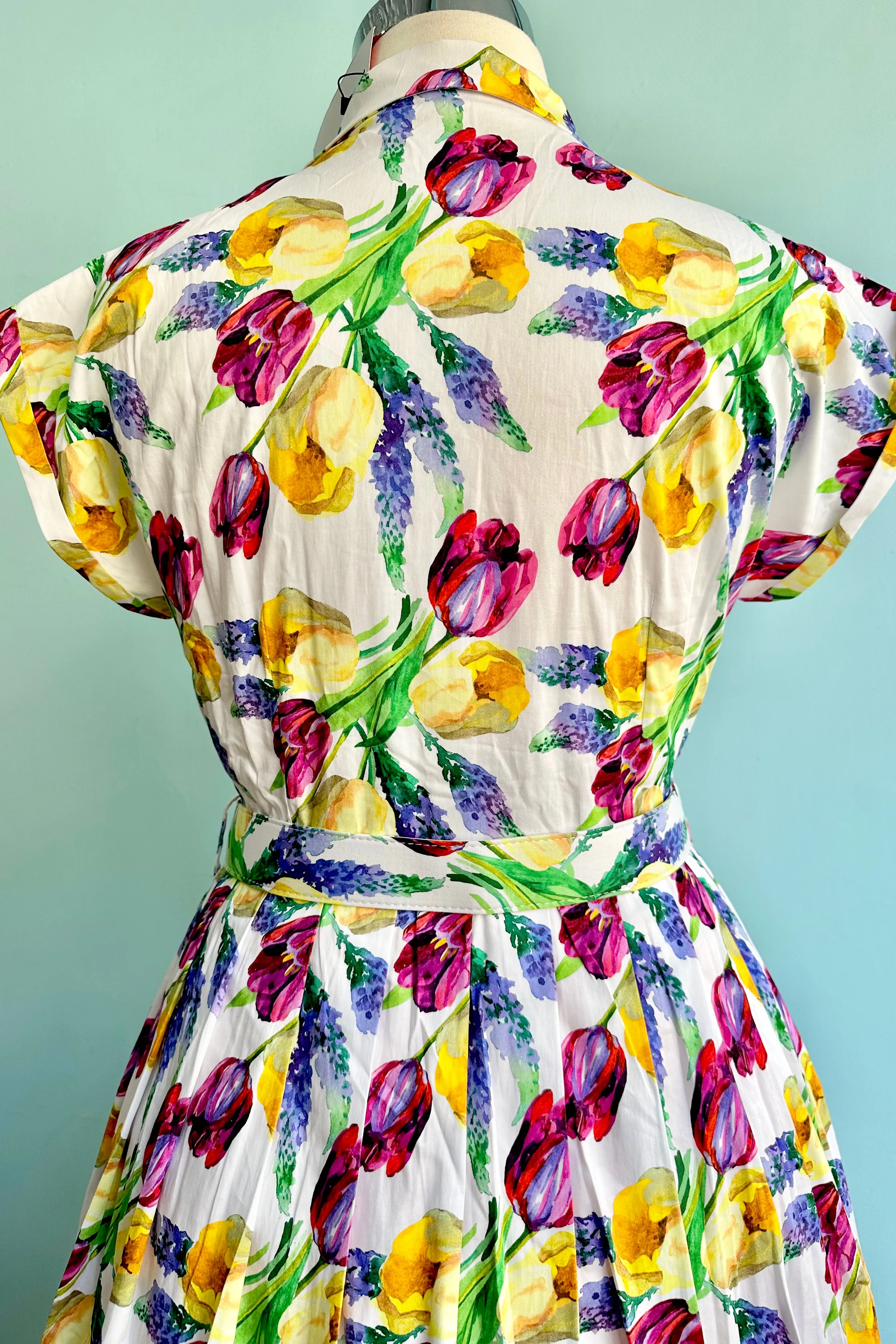 Final Sale Tulips and Hyacinth Connie Dress by Retrospec'd