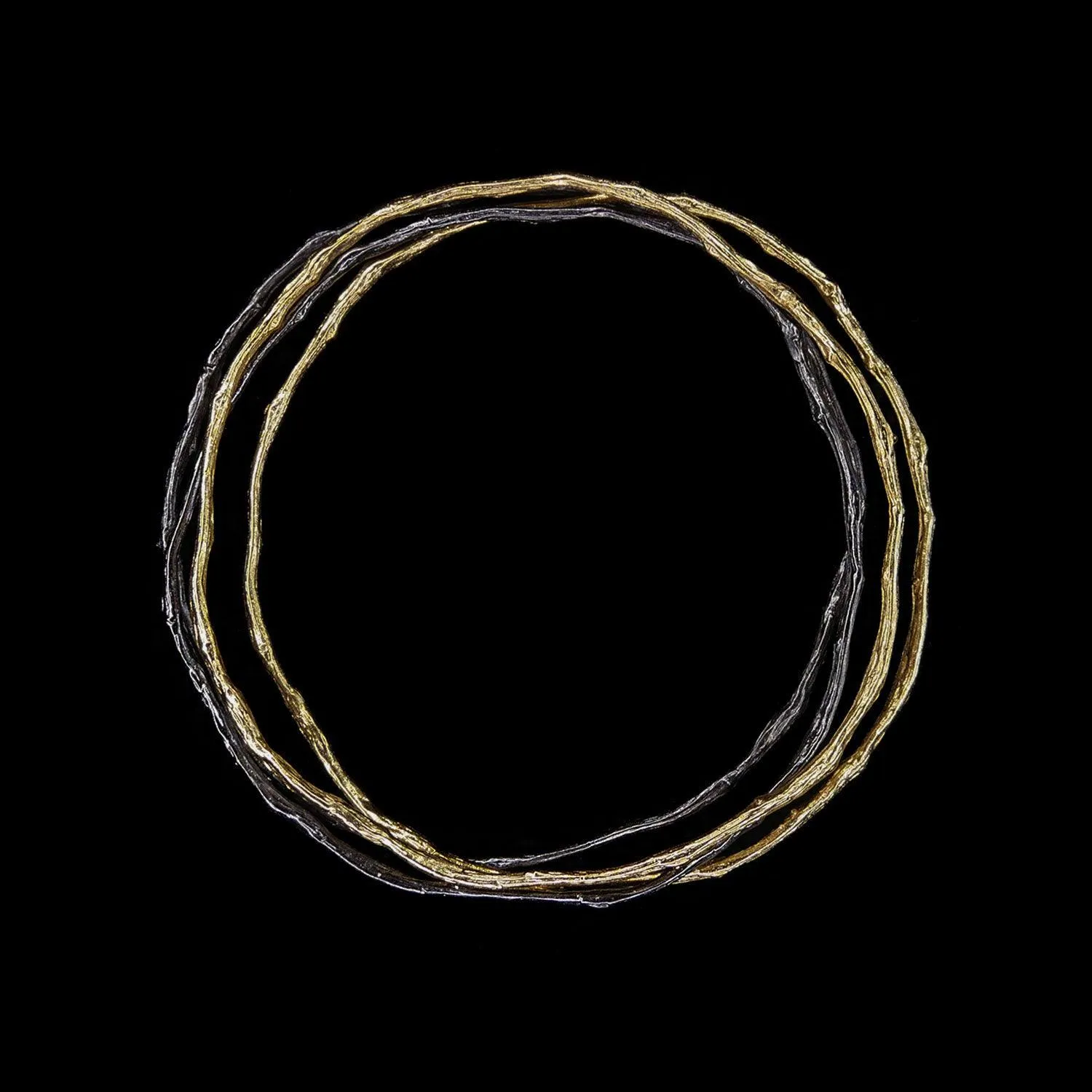 Fine Petite Driftwood Bangles (Set of 4)