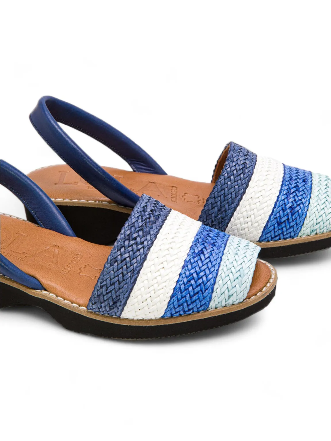 Galdana Woven Multi-colour Wedges