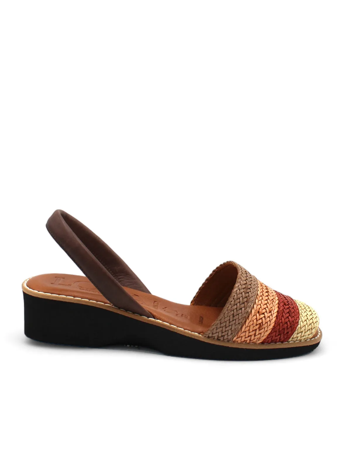 Galdana Woven Multi-colour Wedges