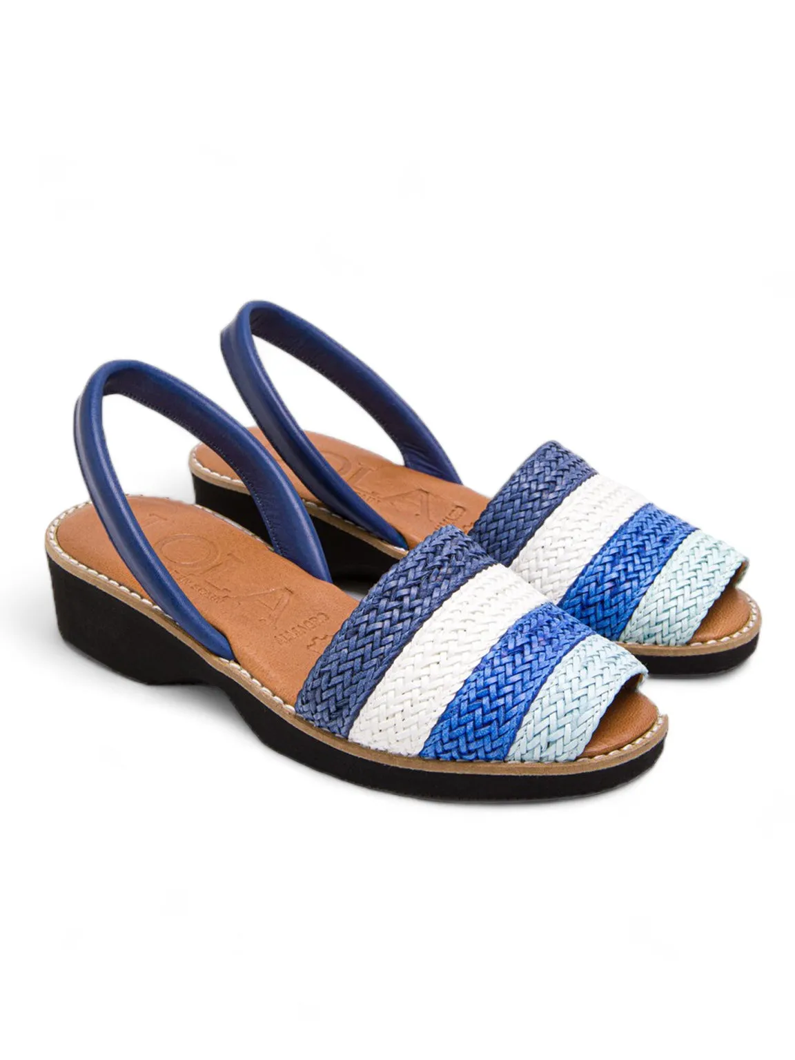 Galdana Woven Multi-colour Wedges