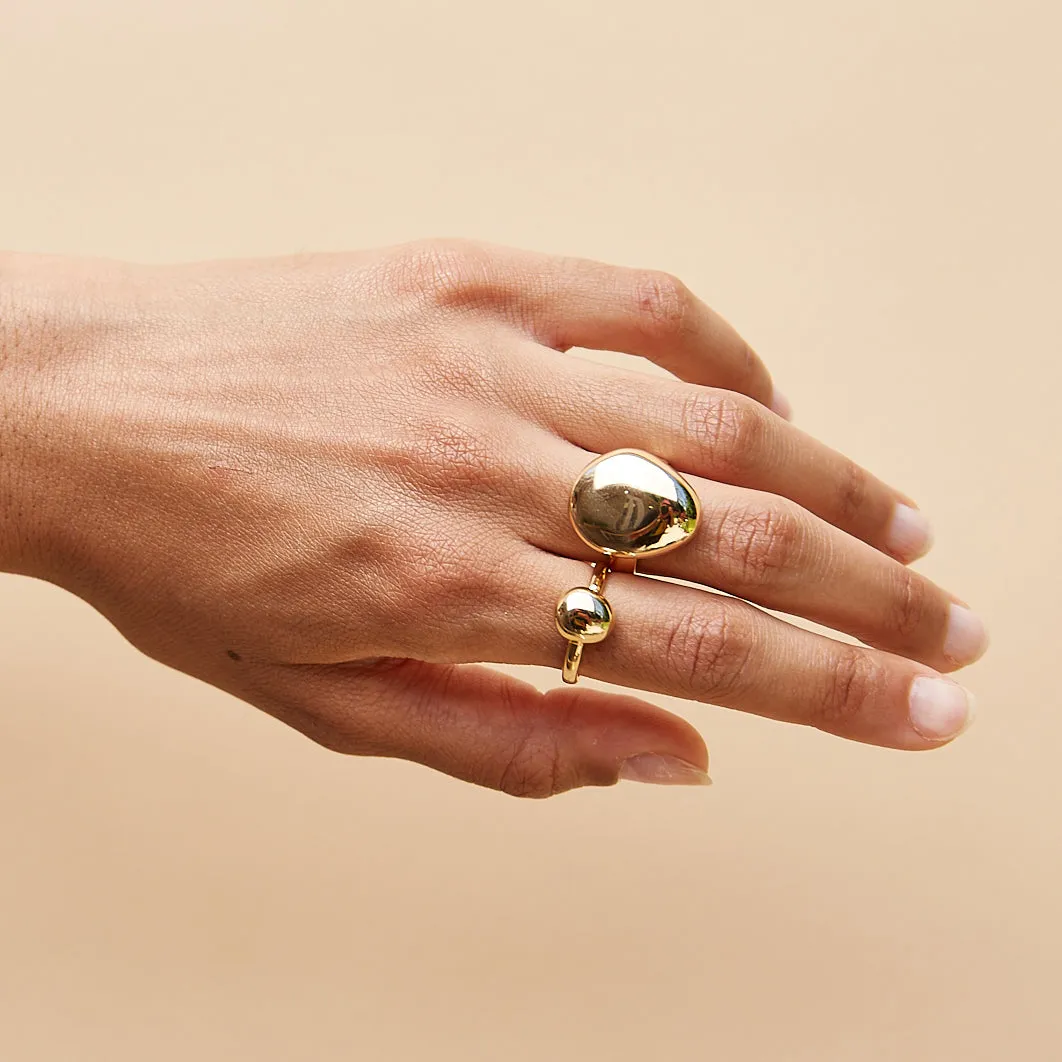 Galina Ring - Medium - Gold