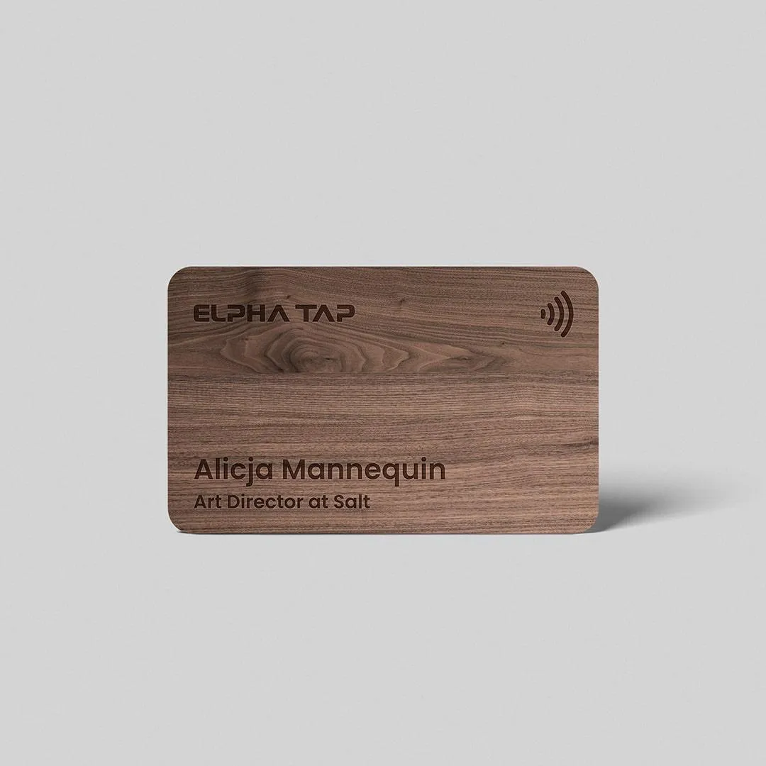 Go Green Walnut, Digital Business Card