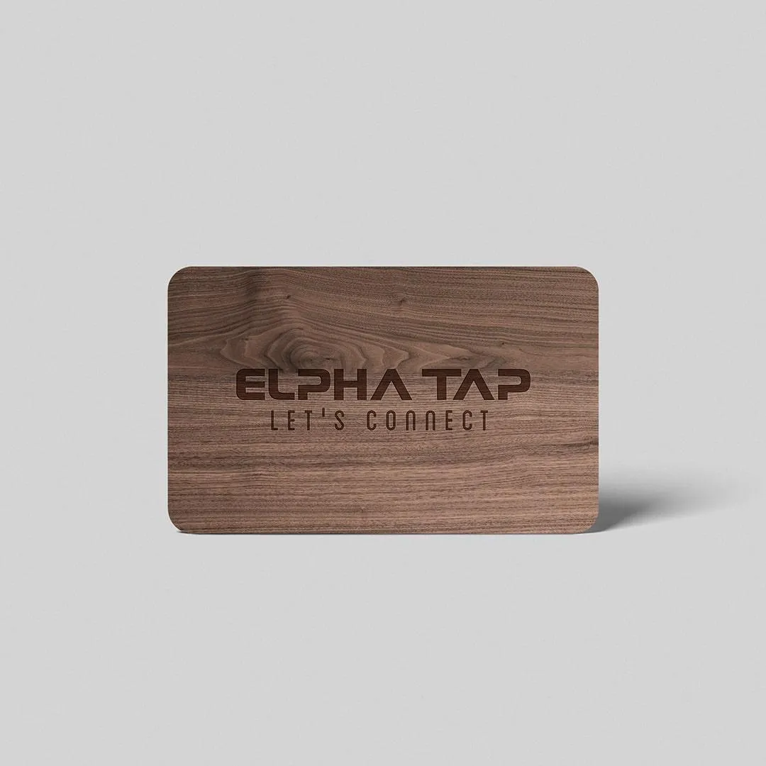 Go Green Walnut, Digital Business Card