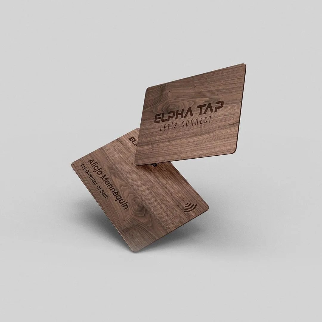 Go Green Walnut, Digital Business Card