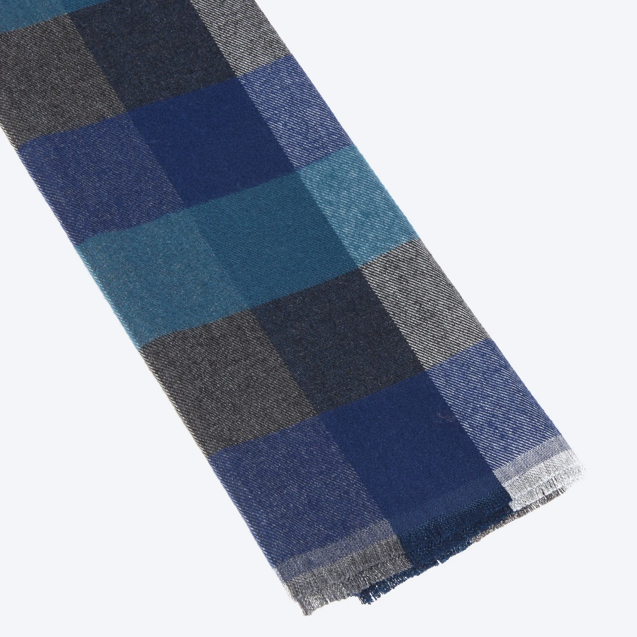 Green Navy Grey Multi-Color Scarf