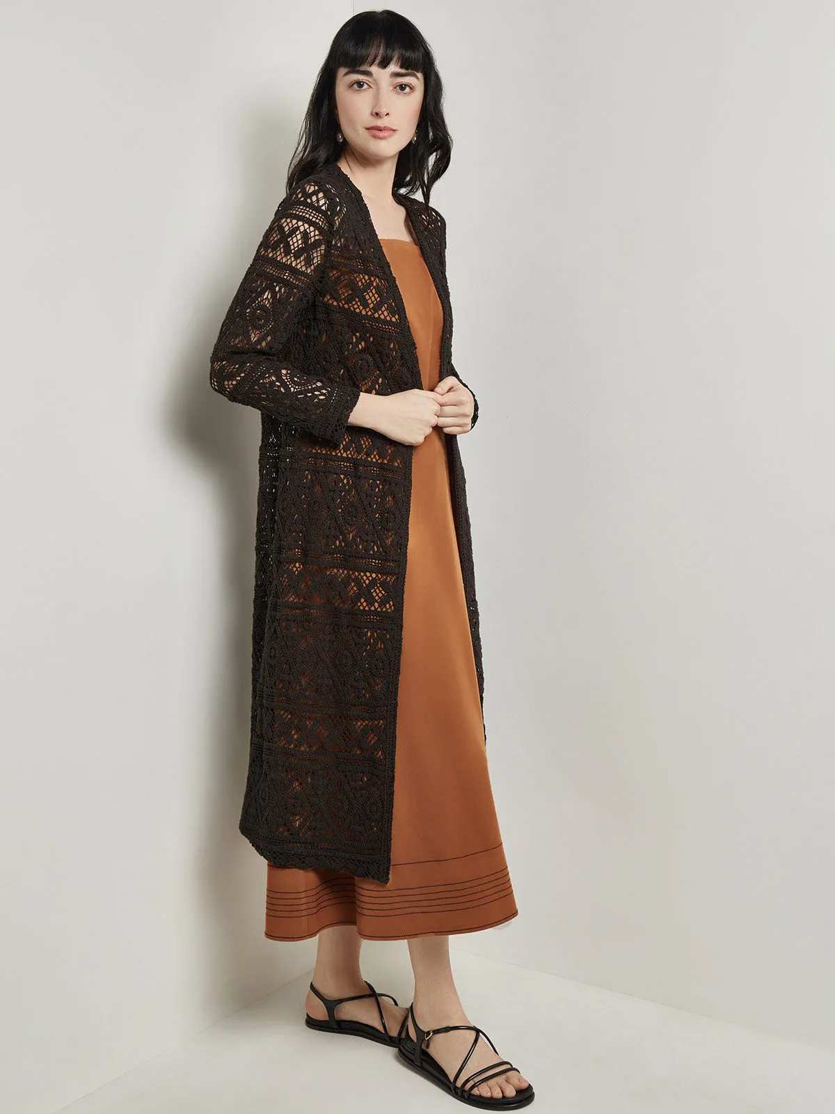 Heritage Fit Duster - Crochet Cotton