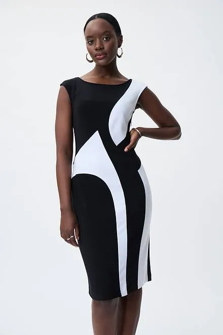 Joseph Ribkoff Colour-Blocked Dress Style