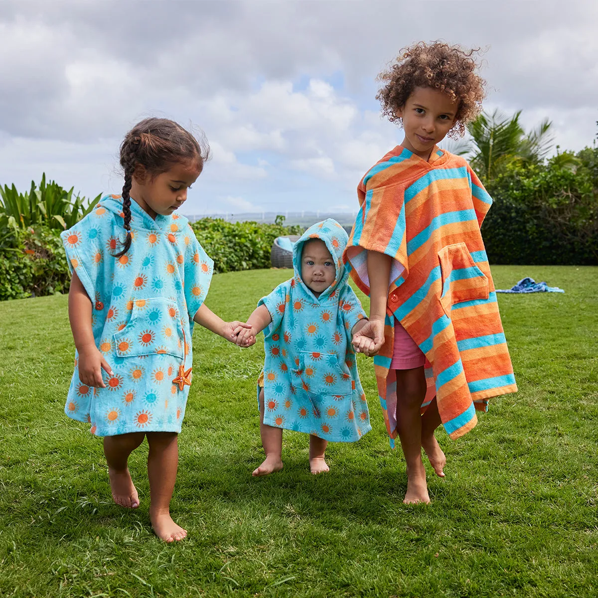 Kid's Hooded Beach Poncho