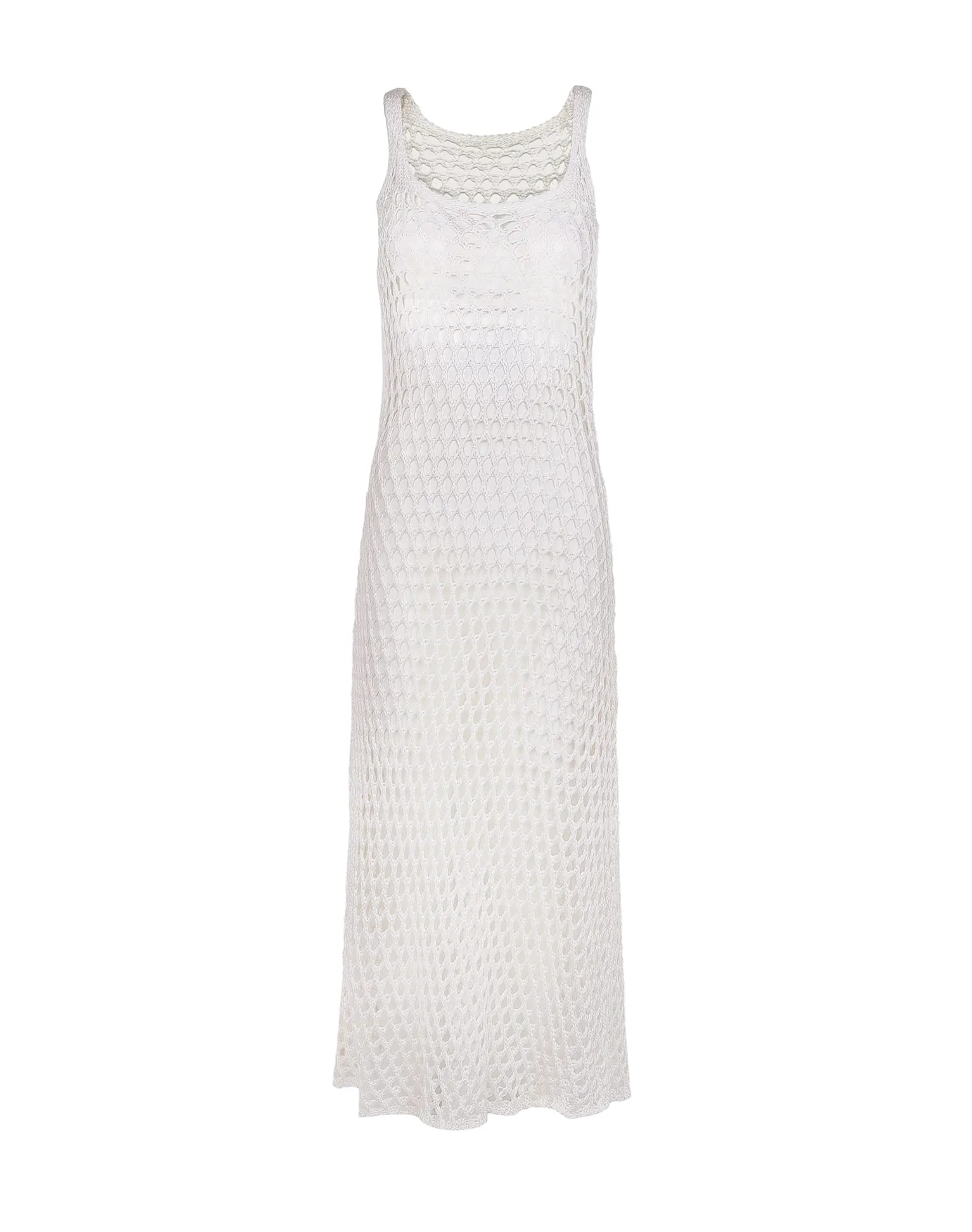 Knit Nicole Long Cover Up - Off White