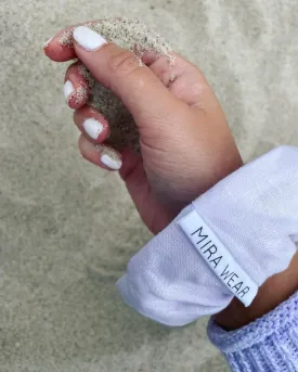 Lilac Linen Scrunchie