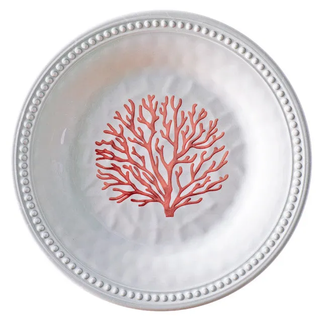 MELAMINE DESSERT PLATE HARMONY – CORAL, 6 PCS