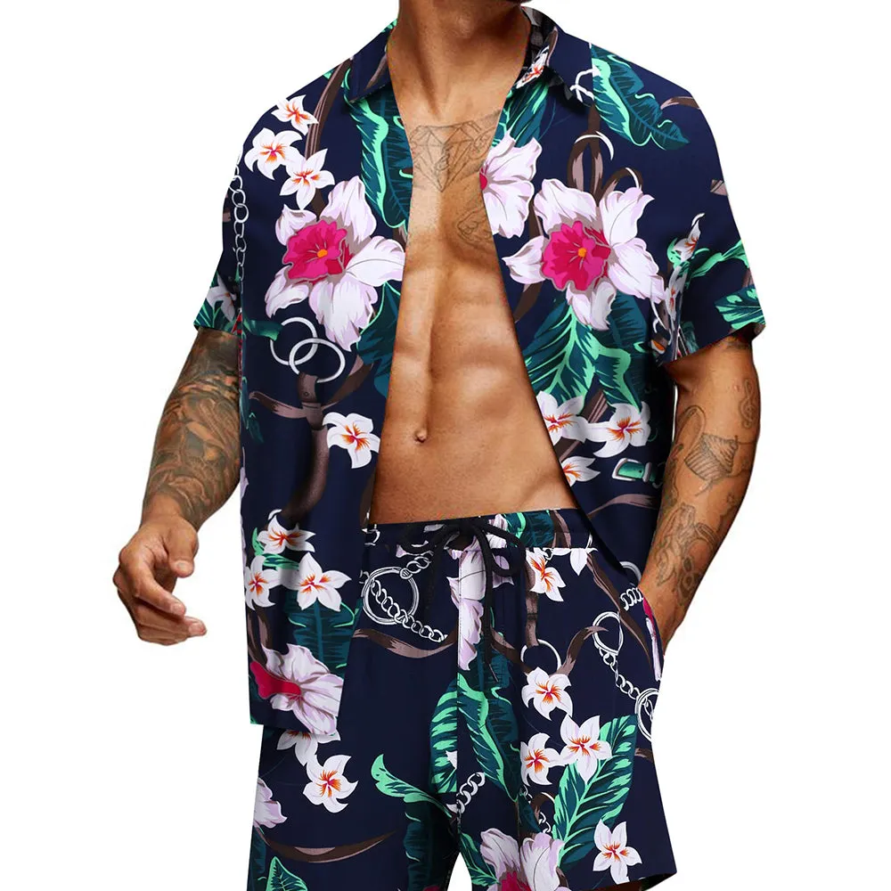 Men's Hawaiian Matching Set