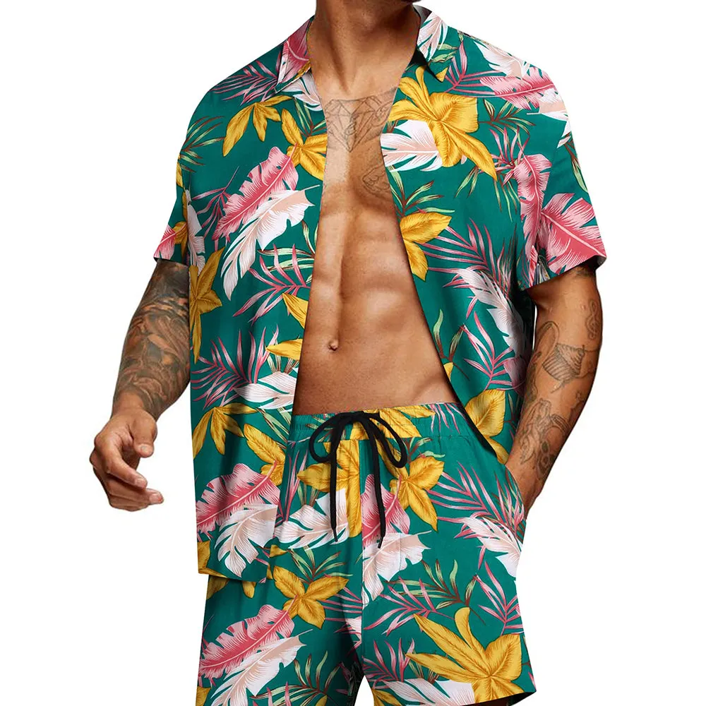 Men's Hawaiian Matching Set