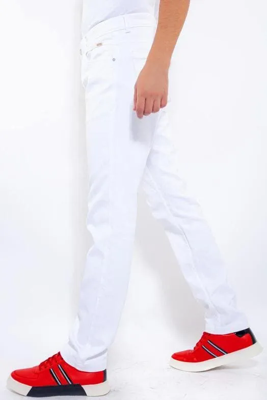 MEN'S PANTS IRONY IN WHITE