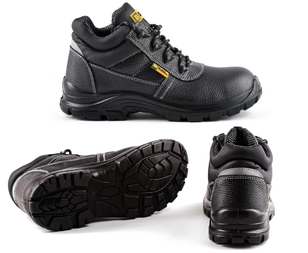 Mens Safety Waterproof Boots | Leather Steel Toe Cap | Working Ankle Lightweight S3 SRC 1007