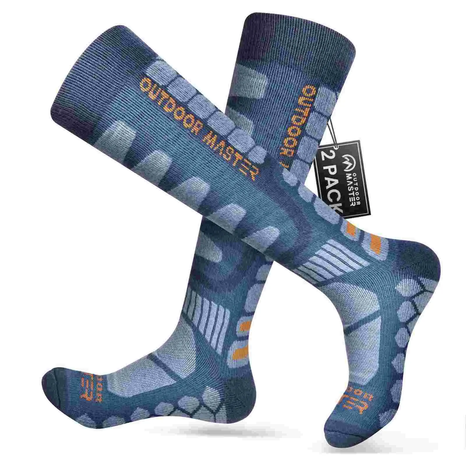 Merino Wool Ski Socks 2/3 Pairs