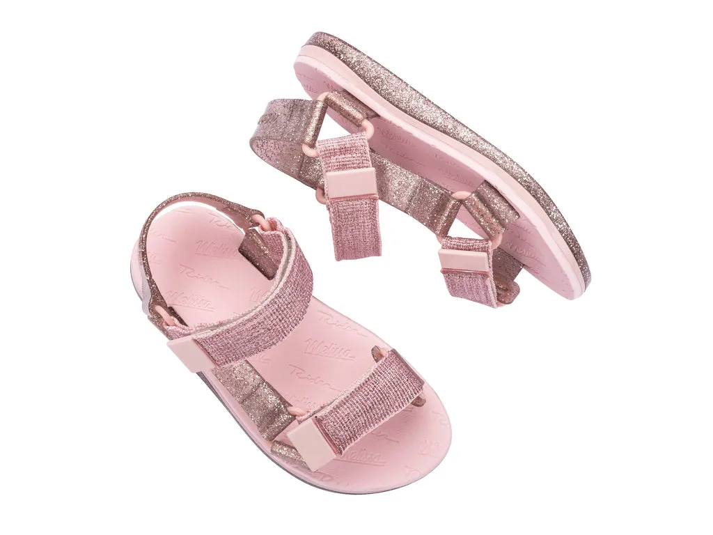 Mini Melissa Papete Rider Light Pink Casual Kids Sandals