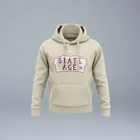 Netball QLD State Age Hoodie Ecru