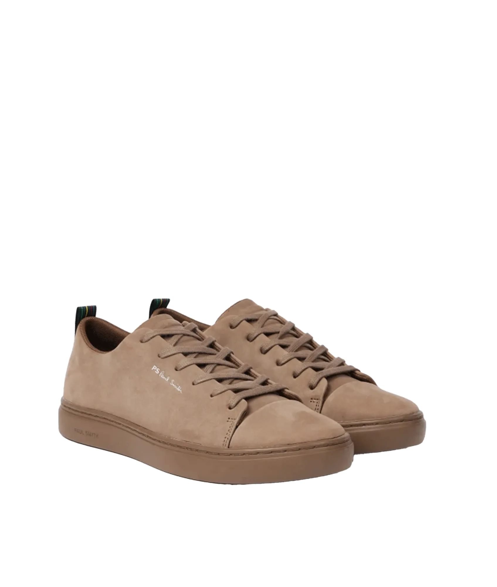 Nubuck Leather 'Lee' Trainers - Brown