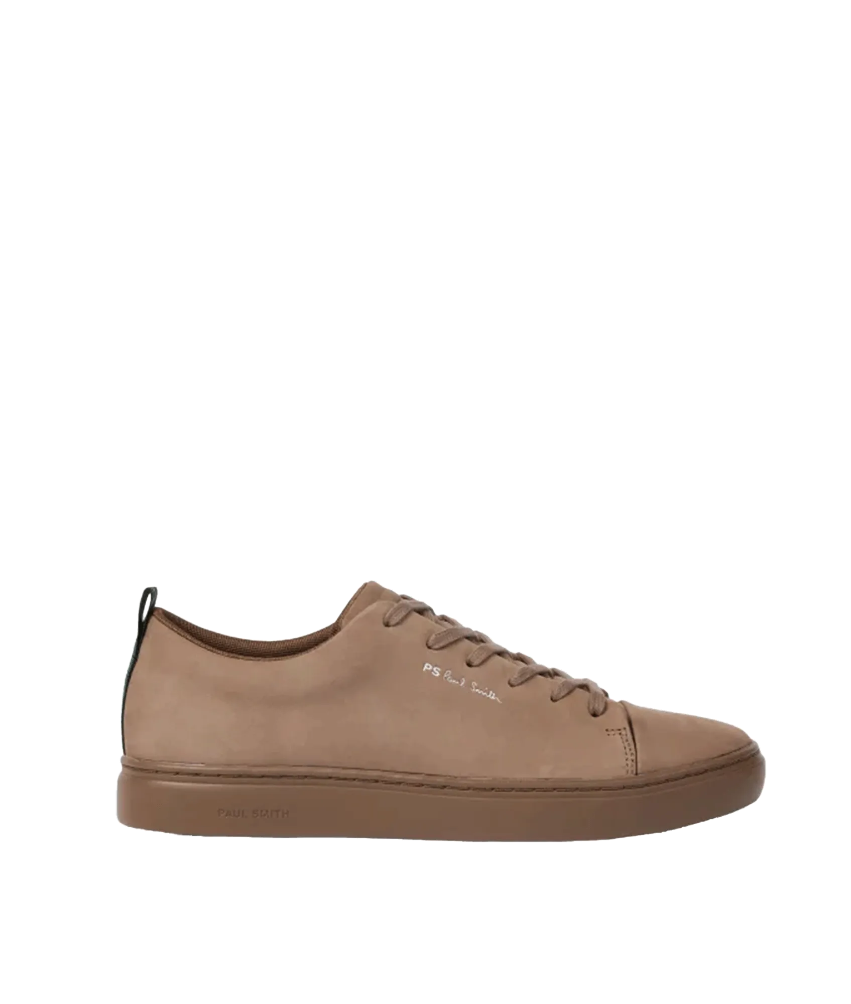 Nubuck Leather 'Lee' Trainers - Brown