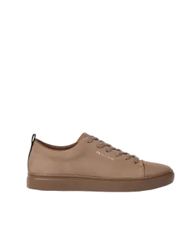 Nubuck Leather 'Lee' Trainers - Brown