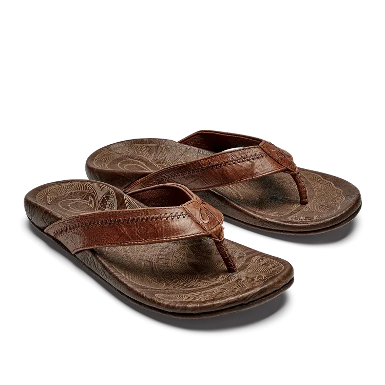 Olukai Hiapo Men’s Leather Beach Sandals