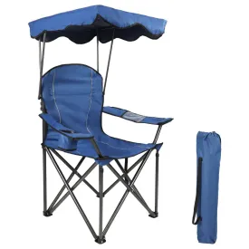 Oversized Folding Camping Chairs with Canopy Shade