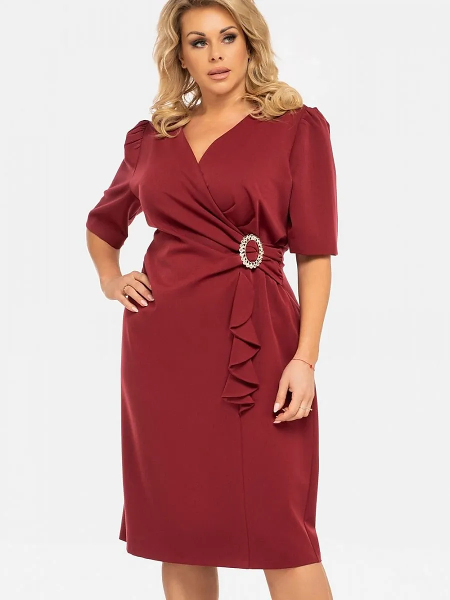 Plus size dress model 191376 Karko