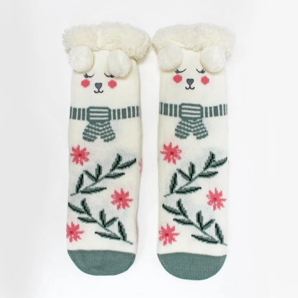 Polar Bear Slipper Socks