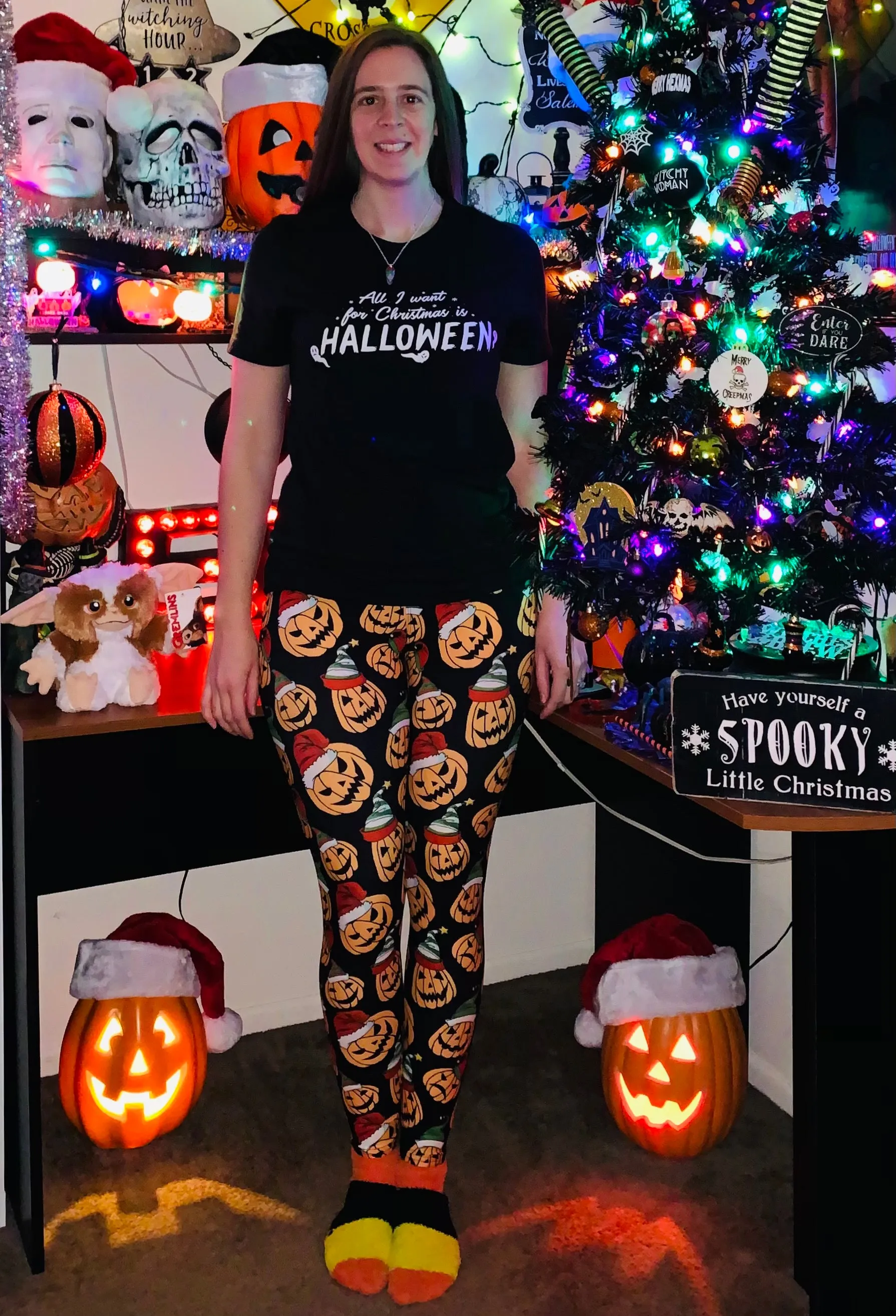 "All I Want For Christmas Is Halloween" Tee - Unisex Shirt