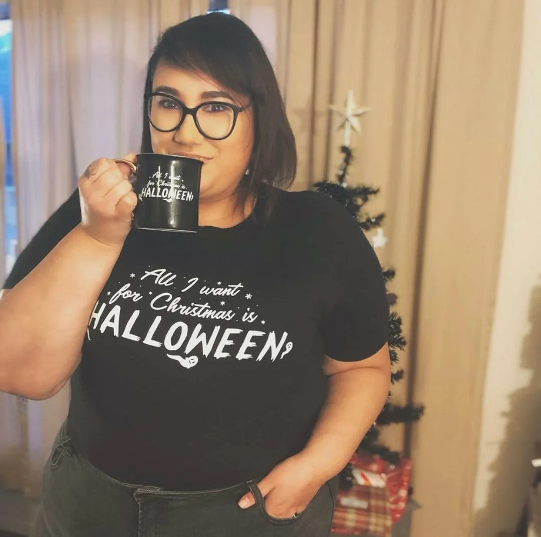 "All I Want For Christmas Is Halloween" Tee - Unisex Shirt