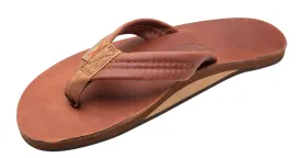 Rainbow Men's Luxury Leather - Single Layer Arch Support Sandals 2023