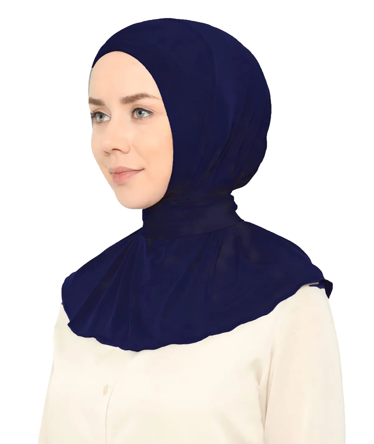 Ready To Go Instant Hijab for Ladies Girls Women With Tie Back Buttons Premium Quality Jersey Scarf