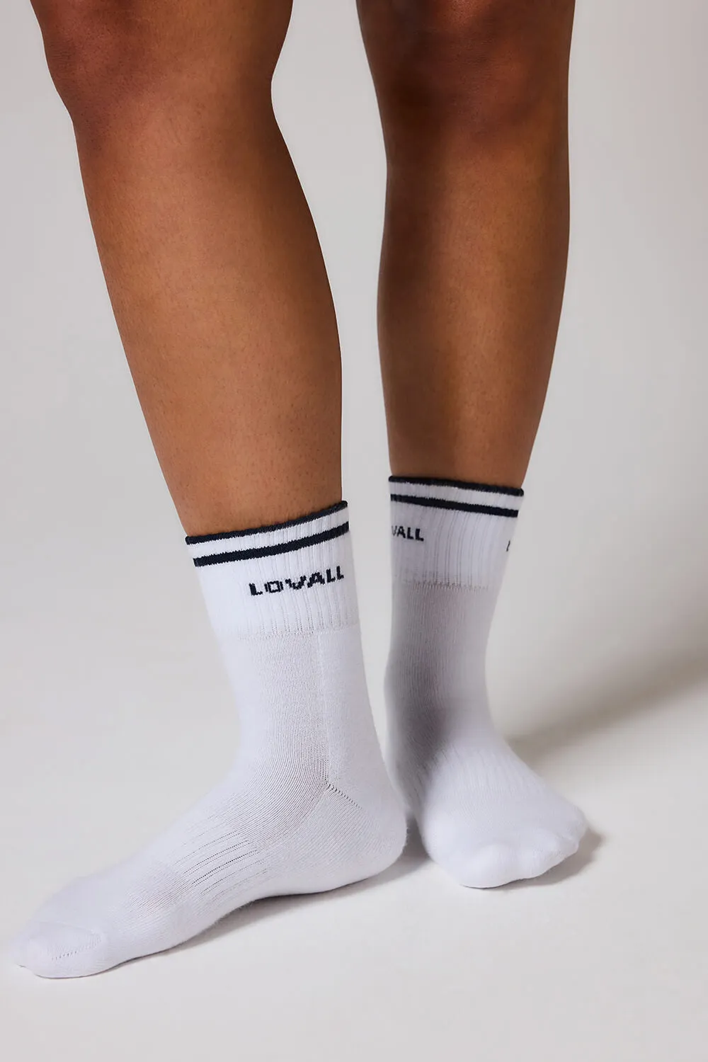 Ribbed Sports Socks - Black