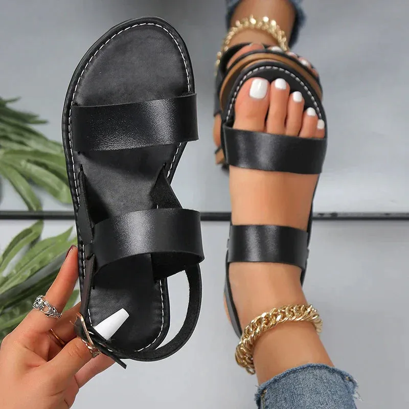 Sandals with cruise strap and buckle - 2024 Collection